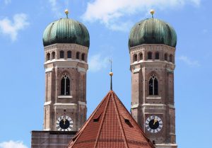 The famous cathedral "Frauenkirche" in Munich